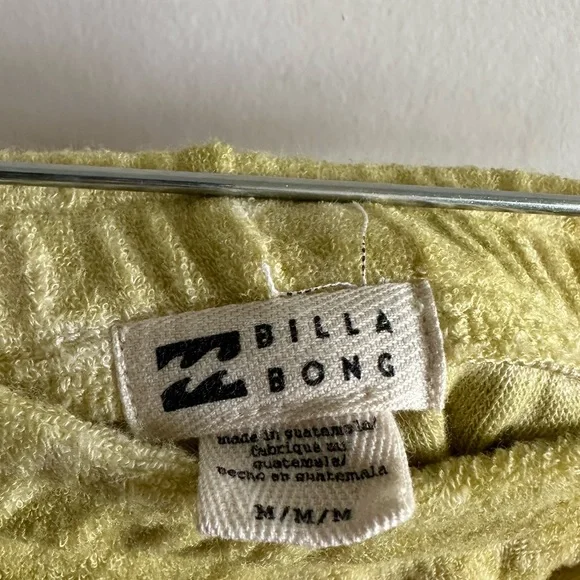 Billabong Kids Girls Yellow Tie Dye Super Soft Comfy Towel Cloth Shorts Size M - Picture 6 of 6